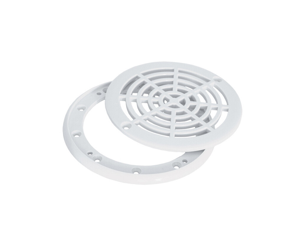 Grate and Flange kit - White