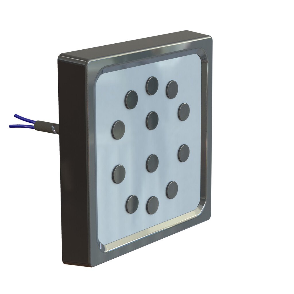 Square Face Plate for Bright LED - Colored