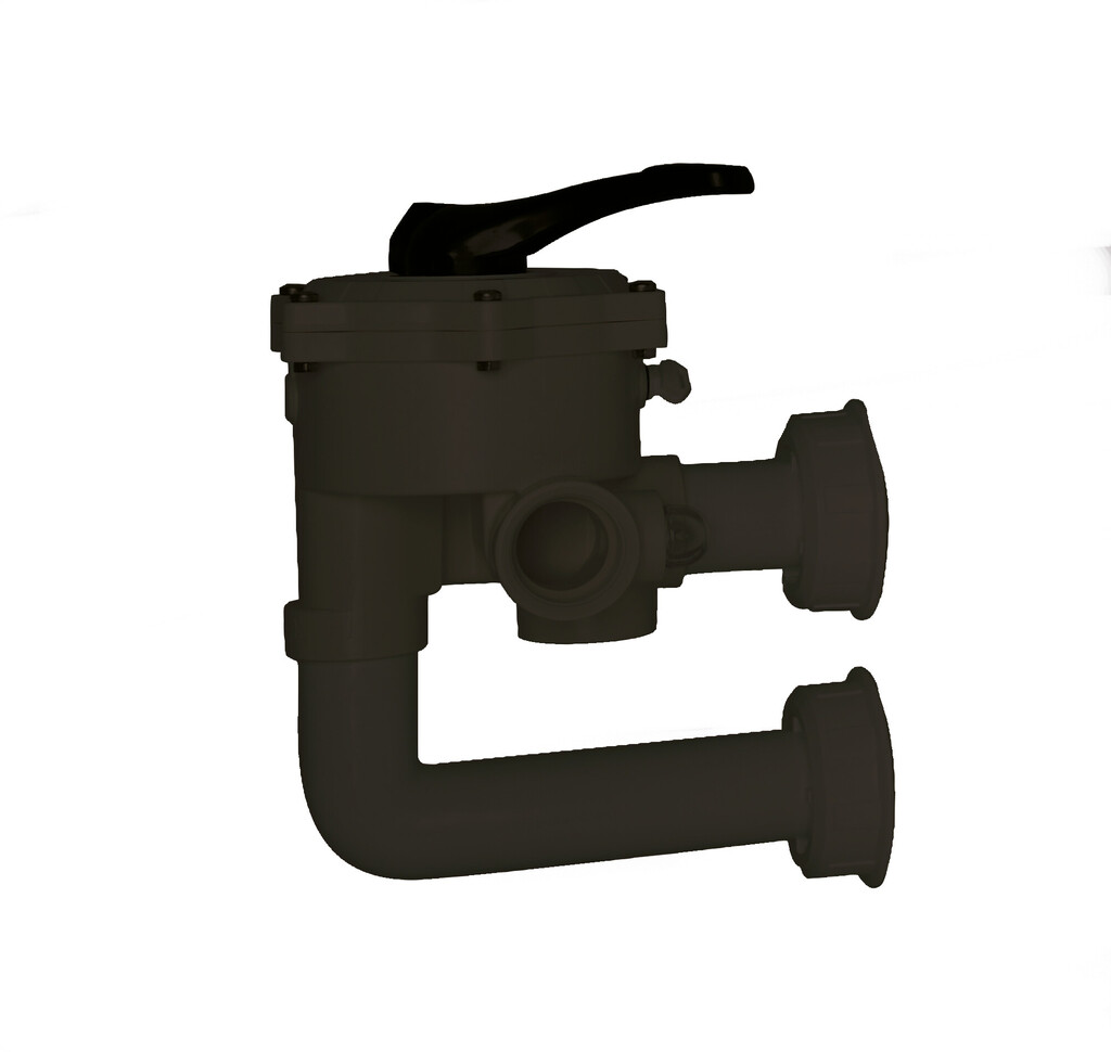 Selector valve 2,5" with connections