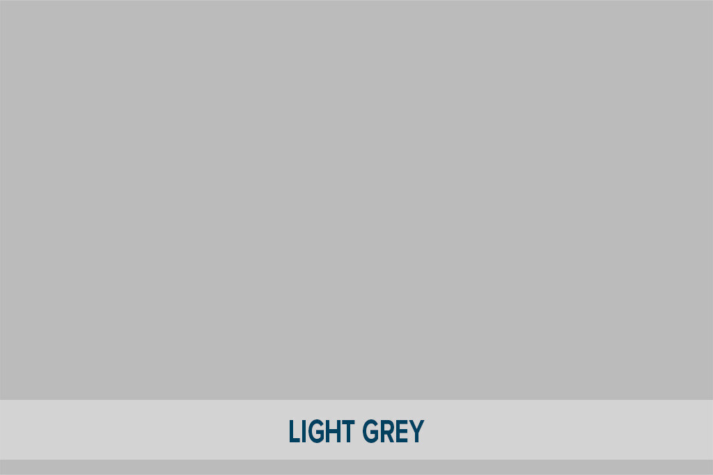 Haogenplast Uni color - Licht grijs 1,65m