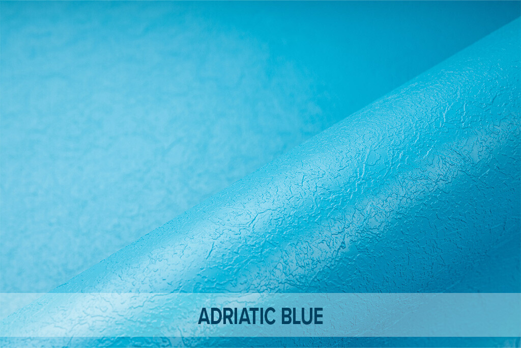 Alkorplan Relief - Adriatisch blauw