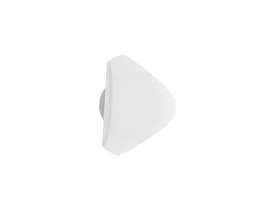 Cache balai triangulaire blanc