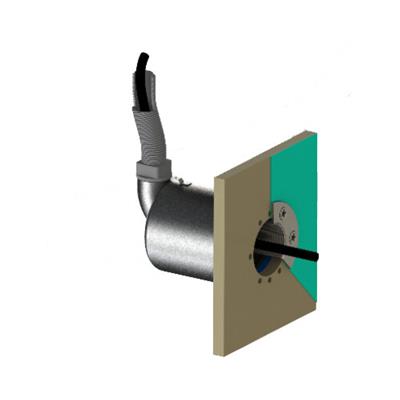 Wall conduit Stainless steel to Ø 50mm - 63mm, 90° entry. Only for Adagio Pro and Spectra